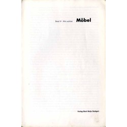 Möbel. Wie wohnen - Band 4