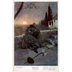 T. Korpal. Wygnaniec. Hazátlan. Heimatslos. Posledni rozloučení.