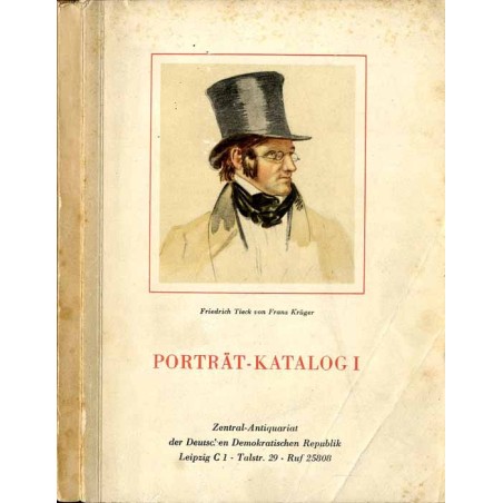 Porträtkatalog I. Leipzig 1962 / katalog grafiki Zentral-Antiquariat der DDR
