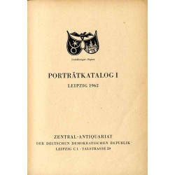 Porträtkatalog I. Leipzig 1962 / katalog grafiki Zentral-Antiquariat der DDR