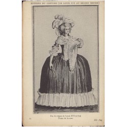 23. Époque Louis XVI (1789). Dame de la cour