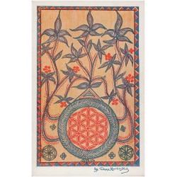 Ornament rzeźbiony z "kijanki" zwany "gaje" i "gwiazda"
