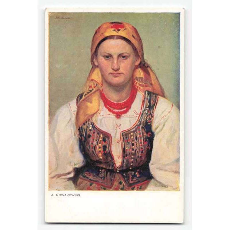A. Nowakowski. / Wieśniaczka w chustce