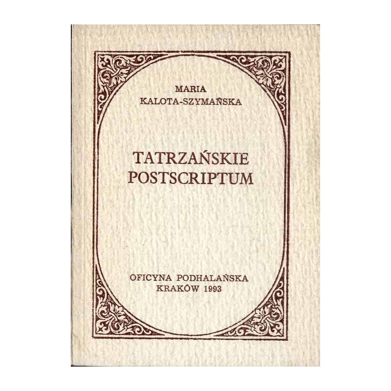 Tatrzańskie postscriptum
