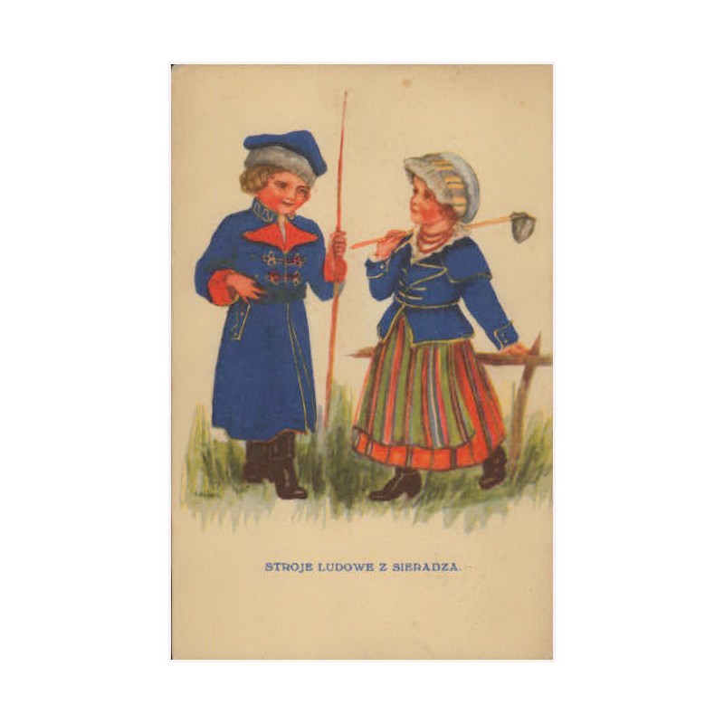 Stroje ludowe z Sieradza. A. Ursyn mal. [...]