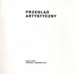 Przegląd Artystyczny. 1966. Nr 6 (34) (Listopad-Grudzień 1966)