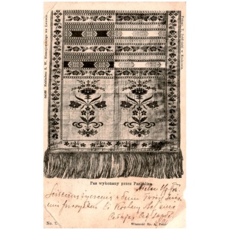Pas wykonany przez Pashalisa. No. 7. Własność Hr. A. Potoc[kiego]