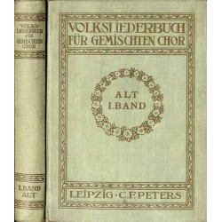 Volksliederbuch für gemischten Chor. Bd. 1: Alt