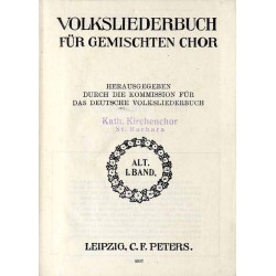 Volksliederbuch für gemischten Chor. Bd. 1: Alt