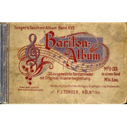 Bariton-Album. 33 der schönsten Baritonlieder mit Klavierbegleitung