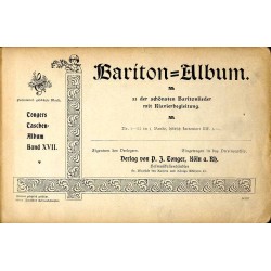 Bariton-Album. 33 der schönsten Baritonlieder mit Klavierbegleitung