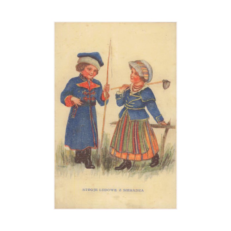 Stroje ludowe z Sieradza. A. Ursyn mal