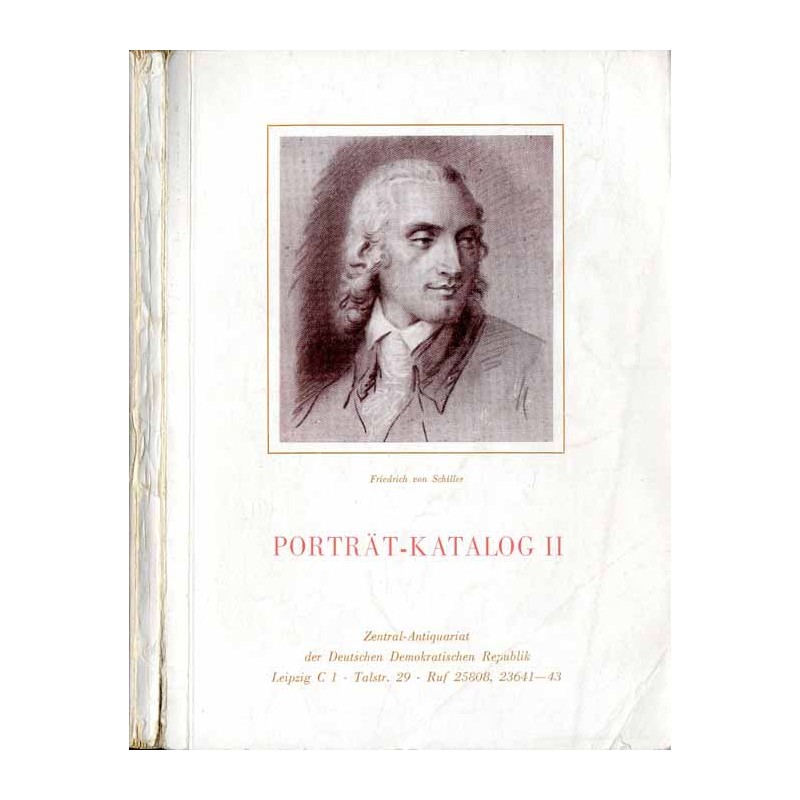 Porträtkatalog II. Leipzig 1964 / katalog grafiki Zentral-Antiquariat der DDR