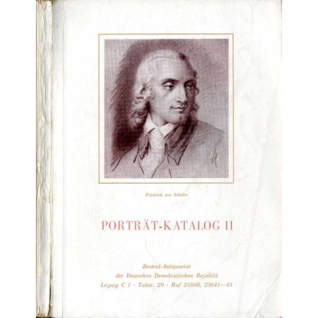 Porträtkatalog II. Leipzig 1964 / katalog grafiki Zentral-Antiquariat der DDR
