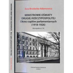 Ministrowie oświaty Drugiej Rzeczypospolitej. Okres rządów parlamentarnych (1918-1926)