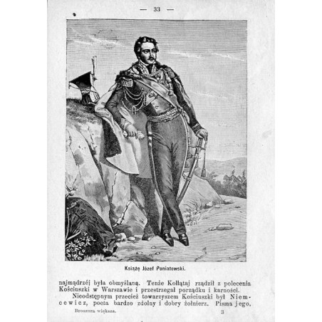 "Książę Józef Poniatowski."