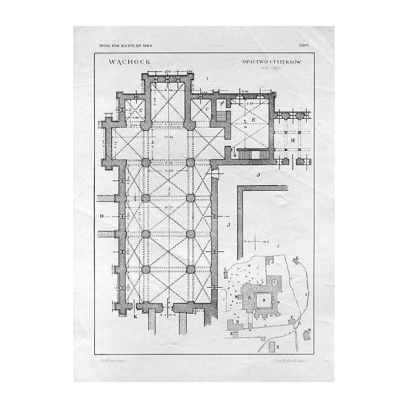 Wąchock Opactwo Cystersów 1230-1240 / "WĄCHOCK OPACTWO CYSTERSÓW 1230-1240"