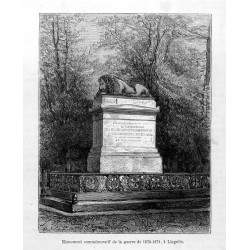 "Monument commemoratif da la guerre de 1870-1871, à Liegnitz."