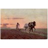 J. Pstrak: Orka, Ackern. Я. Пcтpaкъ: Ha пaшнѣ, Orání, Labourage.