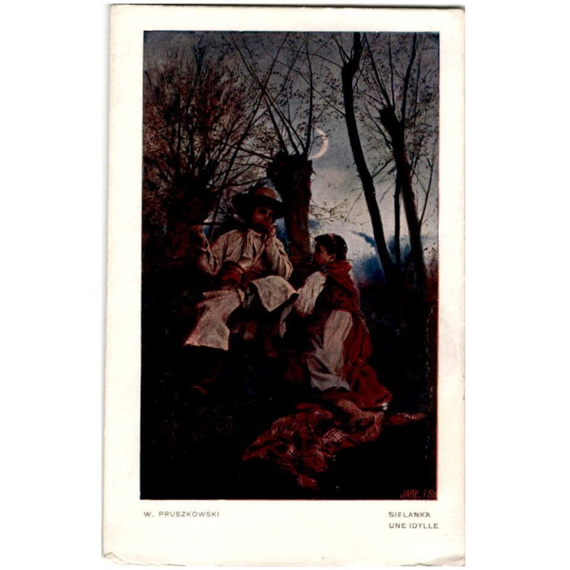 W. Pruszkowski. Sielanka. Une idylle