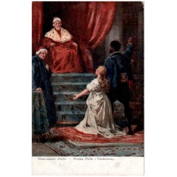 Shakespeare: Otello. - Prośba Otella i Desdemony. / Rewers: Z. Olszewski pinx.