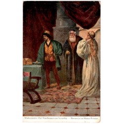 Shakespeare: Der Kaufmann von Venedig. - Bassanio im Hause Porzias.