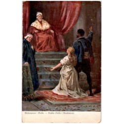 Shakespeare: Otello. - Prośba Otella i Desdemony. / Rewers: Z. Olszewski pinx.
