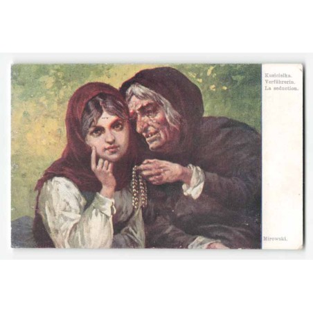Kusicielka. Verführerin. La seduction. Mirowski.