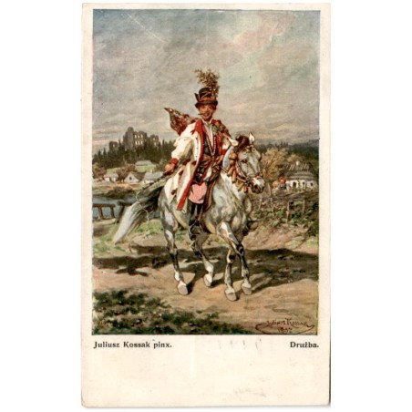 Juliusz Kossak pinx. Drużba.