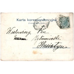 Juliusz Kossak pinx. Czwórka krakowska z drabiniastym wozem