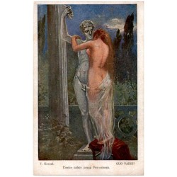 T. Korpal. Quo vadis? Eunice całuje posąg Petroniusza.
