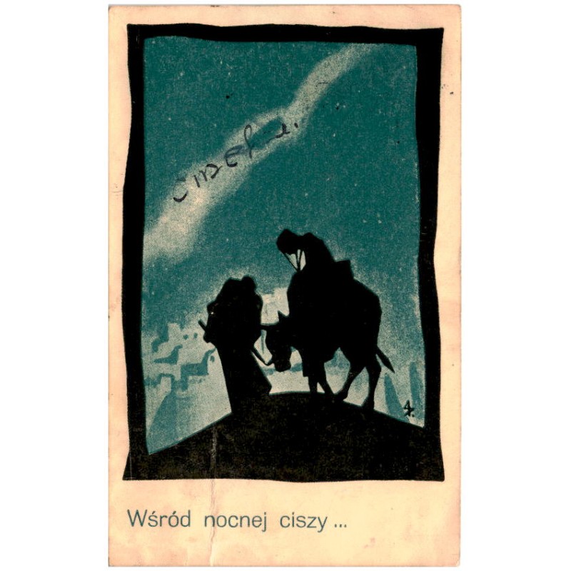 Wśród nocnej ciszy... / Rewers: Wesołych Świąt! Szczęśliwego Nowego Roku! 62 Fr. Ivo, salwatorjanin