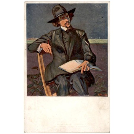 V. Hofmann pinx. Poeta. Un poete. Der Dichter,
