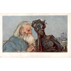 V. Hofmann pinx. Spowiedź. La confession. Die Beichte.