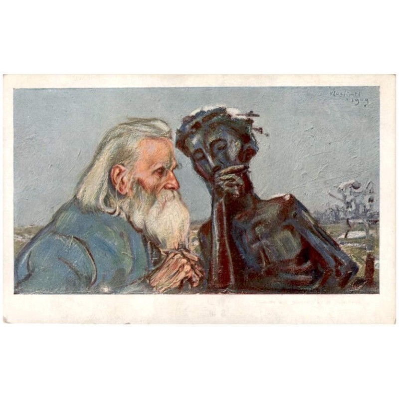 V. Hofmann pinx. Spowiedź. La confession. Die Beichte.