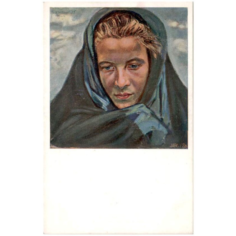 V. Hofmann pinx. Dziewczyna. Jeune fille. Das Mädchen vom Lande.