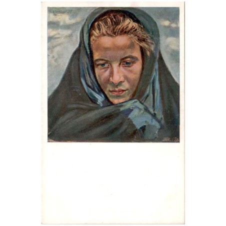 V. Hofmann pinx. Dziewczyna. Jeune fille. Das Mädchen vom Lande.