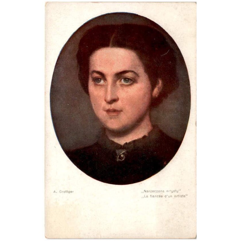 A. Grottger "Narzeczona artysty" "La fiancée d'un artiste"