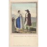 Schlesische Trachten 1840. Goralen in Brenna