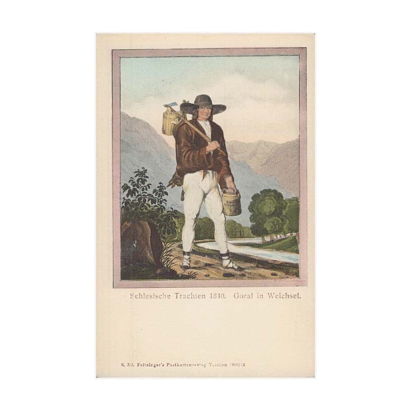 Schlesische Trachten 1840. Goral in Weichsel
