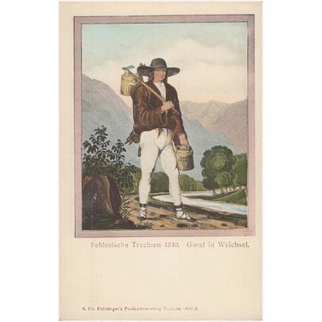 Schlesische Trachten 1840. Goral in Weichsel