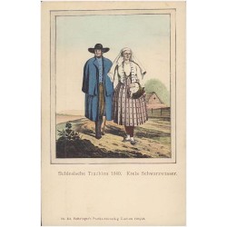 Schlesische Trachten 1840. Kreis Schwarzwasser