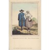 Schlesische Trachten 1840. Kreis Schwarzwasser