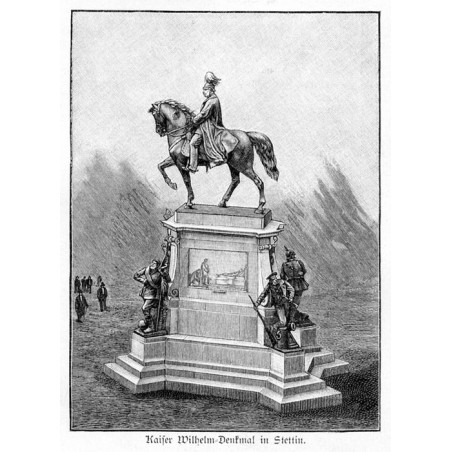 "Kaiser Wilhelm Denkmal in Stettin."