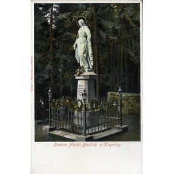 "Statua Matki Boskiéj w Krynicy."