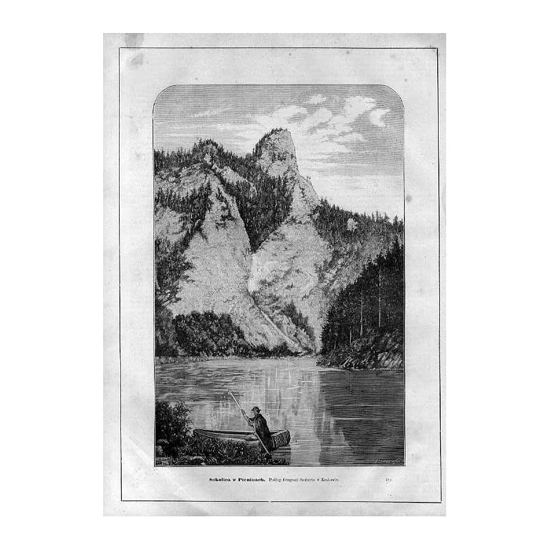 "Sokolica w Pieninach. Podług fotografii Szuberta w Krakowie. 190"