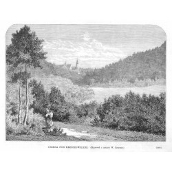 Czerna pod Krzeszowicami. Rysował z natury W. Szerner (2435) / "CZERNA POD KRZESZOWICAMI. (Rysował z natury W. Szerner.) (2435)"