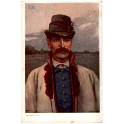 Setkowicz pinx. / Portret włościanina w sukmanie i kapeluszu