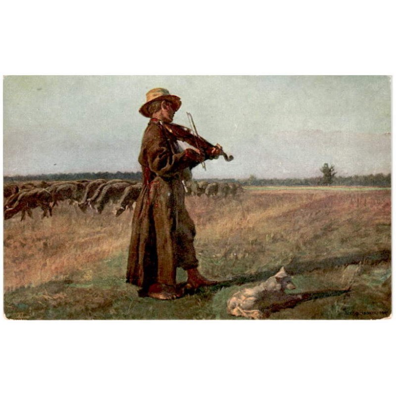 Józef Chełmoński pinx. Owczarek. Garçon berger