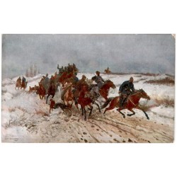 Józef Chełmoński pinx. Wyjazd na polowanie. Départ pour la chasse